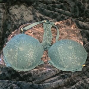 Victoria's Secret Blue Lace Underwire Bra